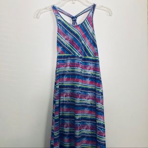 Roxy Girl Long Dress with Criss Cross Straps